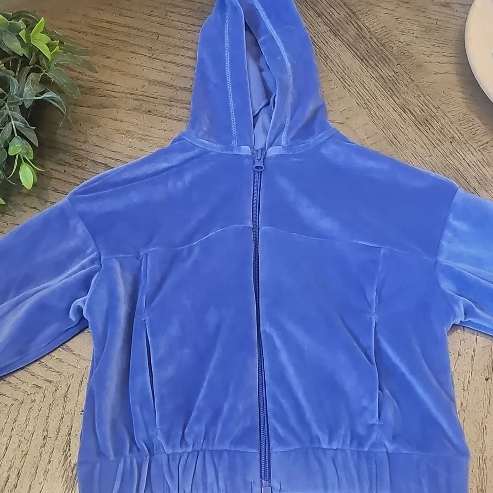 Yogalicious Purple Velour Jogging Set Size 5/6